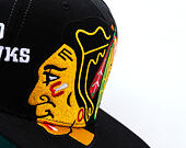 Kappe Mitchell & Ness - NHL Big Time Snapback - Chicago Blackhawks - Black