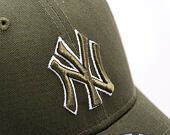 Kappe New Era - MLB Outline 9FORTY - NY Yankees - New Olive
