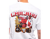 T-Shirt Mitchell & Ness - NBA Rings Tee - Chicago Bulls - White