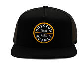Kappe Brixton Oath MP Trucker Hat - Black/Black