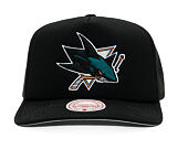 Kappe Mitchell & Ness - Evergreen Trucker - San Jose Sharks - Black