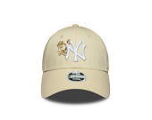 Damen Kappe New Era - MLB Roses 9FORTY - NY Yankees - Cream