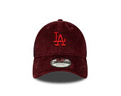 Kappe New Era - MLB Cord 9TWENTY - LA Dodgers - Burgundy