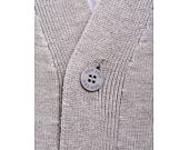 Strickpullover New Era - MLB Cardigan Knit - LA Dodgers - Heather Grey