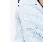 Hose Karl Kani - KK Retro Tapered Workwear Denim bleached blue