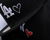 Kappe New Era - MLB Team Heart 59FIFTY - LA Dodgers - Black / White
