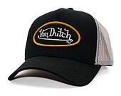 Kappe Von Dutch - Trucker - Classic Logo Black/Grey