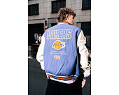 Jacke New Era - NBA Patch Varsity Jacket - LA Lakers - Muted Indigo