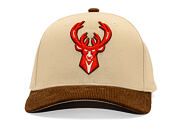 Kappe Mitchell & Ness - Tawny Pro Crown - Milwaukee Bucks - Sand/Brown
