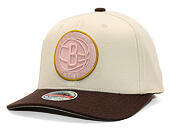 Kappe Mitchell & Ness - Blush Sand Classic Red - Brooklyn Nets - Sand/Brown
