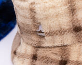 Kangol - Faux Fur Bucket - Beige Multi Plaid
