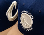 Kappe Mitchell & Ness - Sand Storm Classic Red - Golden State Warriors - Navy/Sand