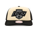 Kappe Mitchell & Ness - NHL Vintage Block Trucker - Los Angeles Kings - Cream