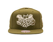 Kappe Mitchell & Ness - NBA Fashion Basic Snapback Hwc - Charlotte Hornets - Olive