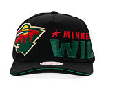 Kappe Mitchell & Ness - NHL Busted Pro - Minnesota Wild - Black