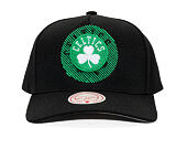 Kappe Mitchell & Ness - NBA Tilted Pro Snapback - Boston Celtics - Black