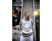 Pullover Rip N Dip - White Panther Hoodie - Heather Grey