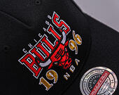 Kappe Mitchell & Ness - NBA Championship Classic Red 1996 - Chicago Bulls - Black