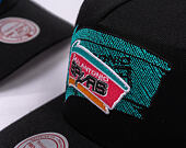 Kappe Mitchell & Ness - NBA Tilted Pro Snapback Hwc - San Antonio Spurs - Black