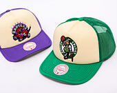 Kappe Mitchell & Ness - NBA Vintage Block Trucker - Boston Celtics - Cream