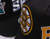 Kappe Mitchell & Ness - NHL Busted Pro - Boston Bruins - Black