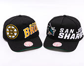 Kappe Mitchell & Ness - NHL Busted Pro - San Jose Sharks - Black