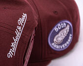 Kappe Mitchell & Ness - NHL Fashion Basic Snapback - Detroit Red Wings - Dark Purple