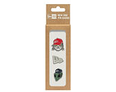 Brosche New Era - Branded 3× Cap Pin Set - Silver