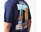 T-Shirt New Era - Branded Location Oversized Tee - Navy