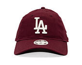 Damen Kappe New Era - MLB Essential 9TWENTY - LA Dodgers - Burgundy / Cream