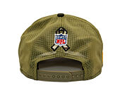 Kappe New Era - NFL25 "Salute to Service" - 9SEVENTY Stretch-Snap - New Orleans Saints 