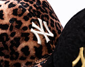 Damen Kappe New Era - MLB Womens Leo Velour 9FORTY - NY Yankees - Brown / Cream