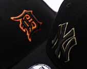 Kappe New Era - MLB Team Outline 9FORTY - NY Yankees - Black / Olive