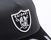 Kappe New Era - NFL Charcoal Drop 9FORTY A-Frame - LAs Vegas Raiders - Steel Clouds / Black