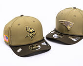 Kappe New Era - NFL25 "Salute to Service" - 9SEVENTY Stretch-Snap - Minnesota Vikings 