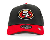Kappe New Era - NFL Charcoal Drop 9FORTY A-Frame - San Francisco 49Ers - Steel Clouds / Scarlet