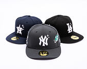 Kappe New Era - MLB Planet Icon 59FIFTY - NY Yankees - Steel Clouds