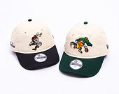 Kinder Kappe New Era - Branded Kids Mascot 9TWENTY - Cream / Dark Green