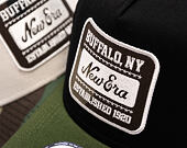 Kappe New Era - Branded Camo Patch 9FORTY A-Frame - Black / Rifle Green