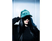 Kappe Reflection Luxury Fuzzy Trucker - Bottle Green/ White