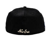 Kappe New Era - 59FIFTY Day - Woll- & Kaschmir-Schriftzug - Schwarz