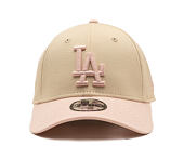 Kinder Kappe New Era - MLB Essential 9FORTY - LA Dodgers - Cream
