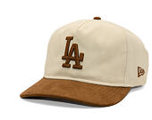 Kappe New Era - MLB Suede Visor 9FIFTY A-Frame - LA Dodgers - Cream