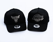 Kappe New Era - NBA Metallic 9FORTY A-Frame - Chicago Bulls - Black