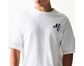 T-Shirt New Era - Floral Graphic Oversized Tee - White