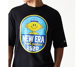 T-Shirt New Era - Fruit Graphic Oversized Tee - Black