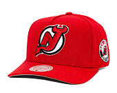 Kappe Mitchell & Ness - New Jersey Devils - Double Clutch Pro Snapback - Red