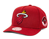 Kappe Mitchell & Ness - Miami Heat - Double Clutch Pro Snapback - Red
