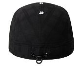 Kappe Kangol - TRENDS PACK - Seersucker Drape 5-Panel - Black