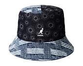 Hut Kangol - TRENDS PACK - Denim Mashup Bucket - Blue Picnic